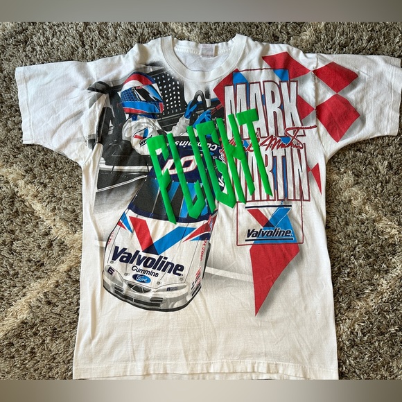 Fruit of the Loom Other - Mark Martin #6 NASCAR Flight t-shirt AOP